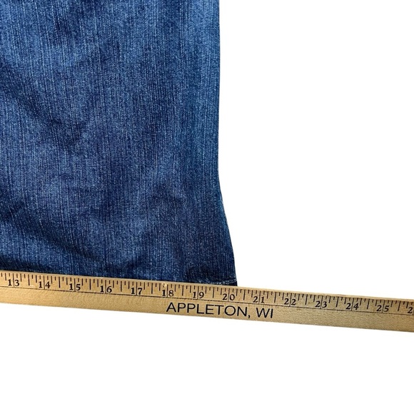 Vintage Polo Ralph Lauren 100% Cotton Blue Denim Shirt Long-Sleeved Jean Dress 4 - Picture 7 of 8